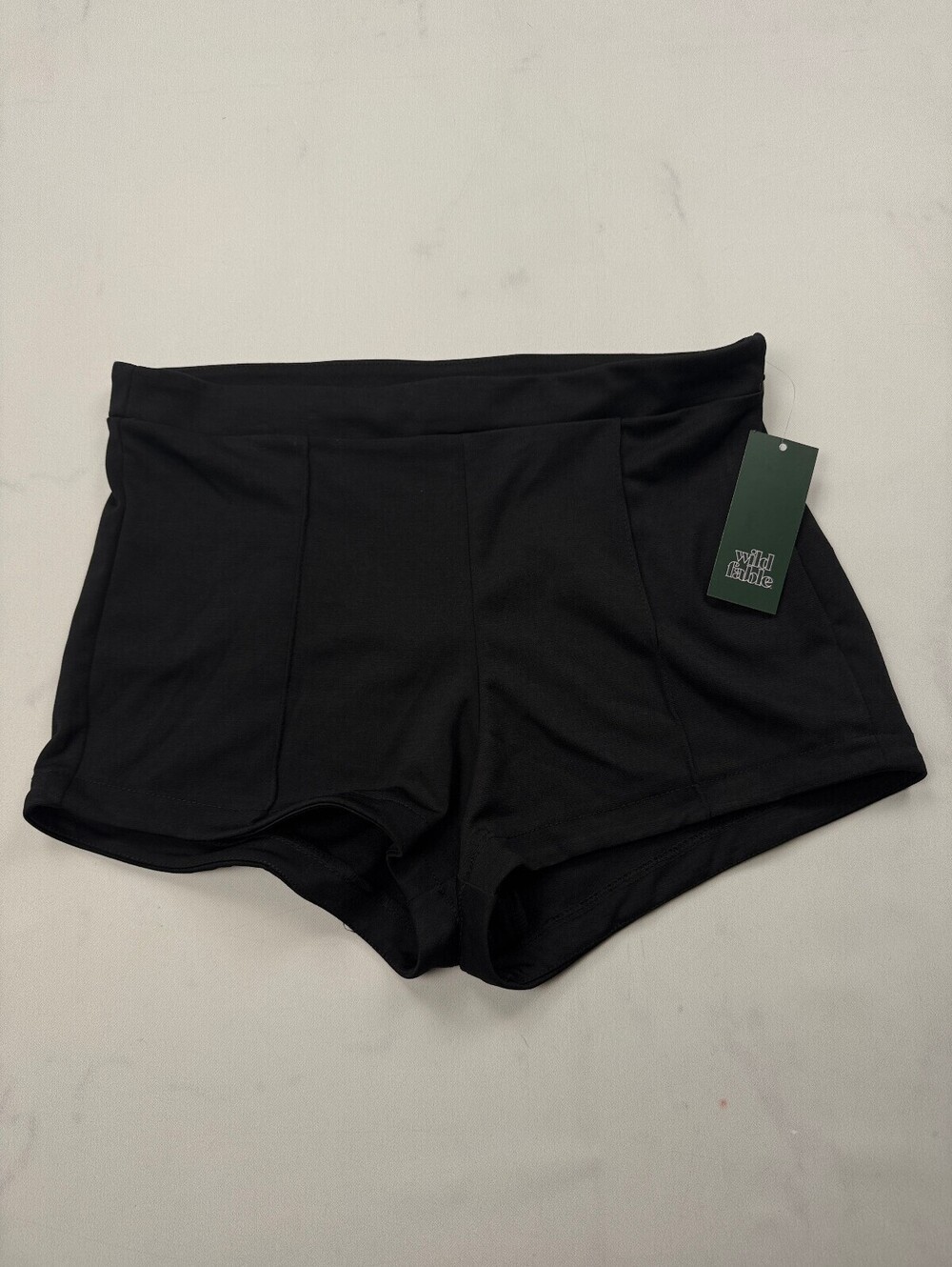 Wild Fable Athletic Shorts Black Modern Classic Sleek - Womens M